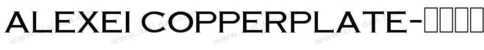 alexei copperplate字体转换